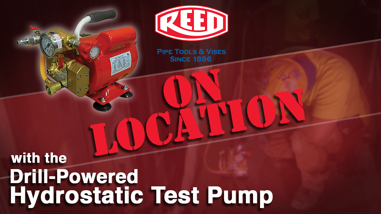 Drill-Powered Hydrostatic Test Pump on Location